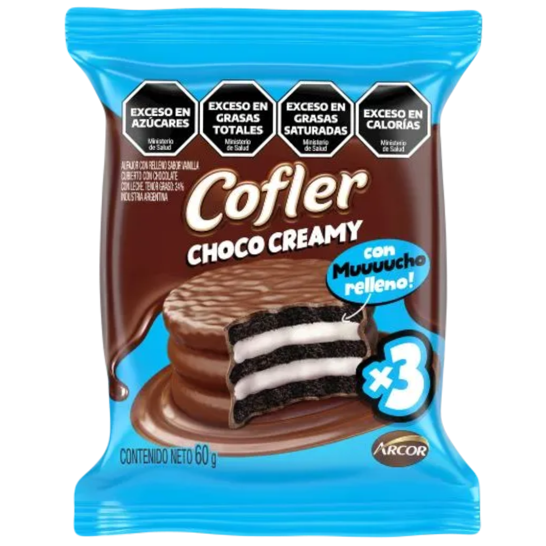 ALFAJOR CHOCOCREAMY TRIPLE 60GR